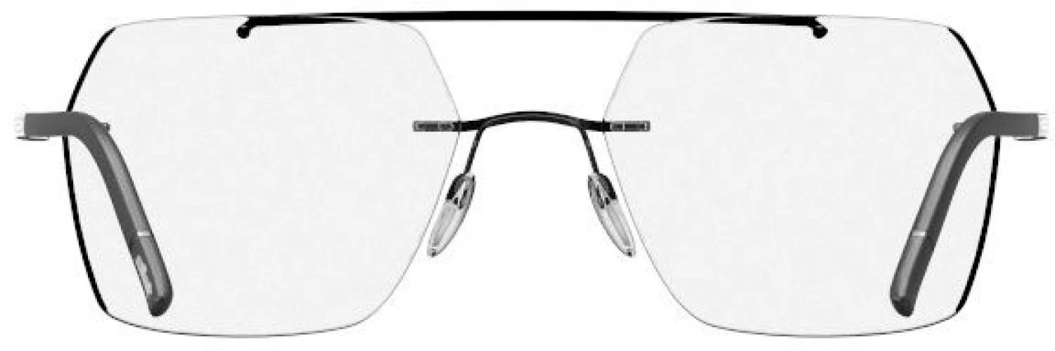 Silhouette The Wave Color Groove Demo Rimless 5567 Eyeglasses - view 82